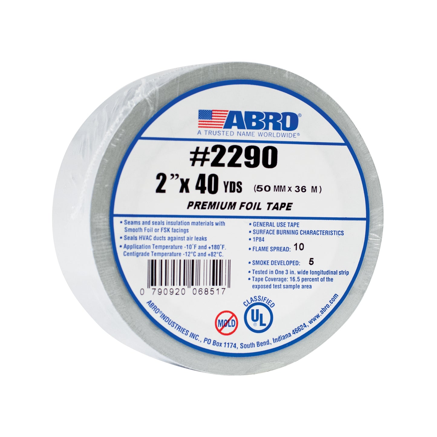 Aluminum Tape 2" x 40 yd ABRO