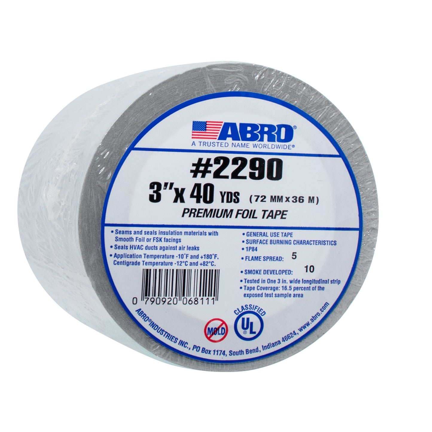 Aluminum Tape 3" x 40 yd ABRO