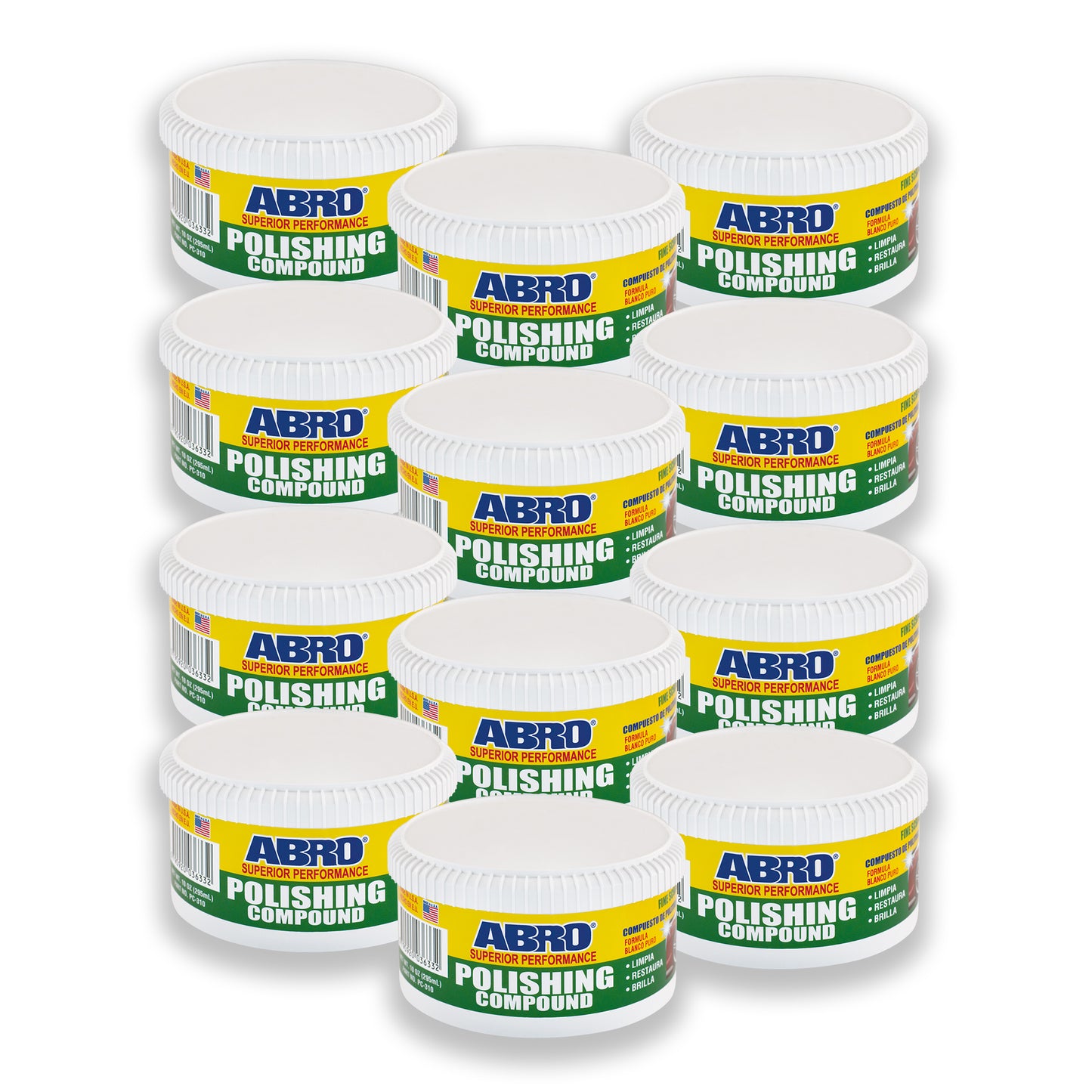 ABRO Superior Performance Polishing Compound Pack of 12