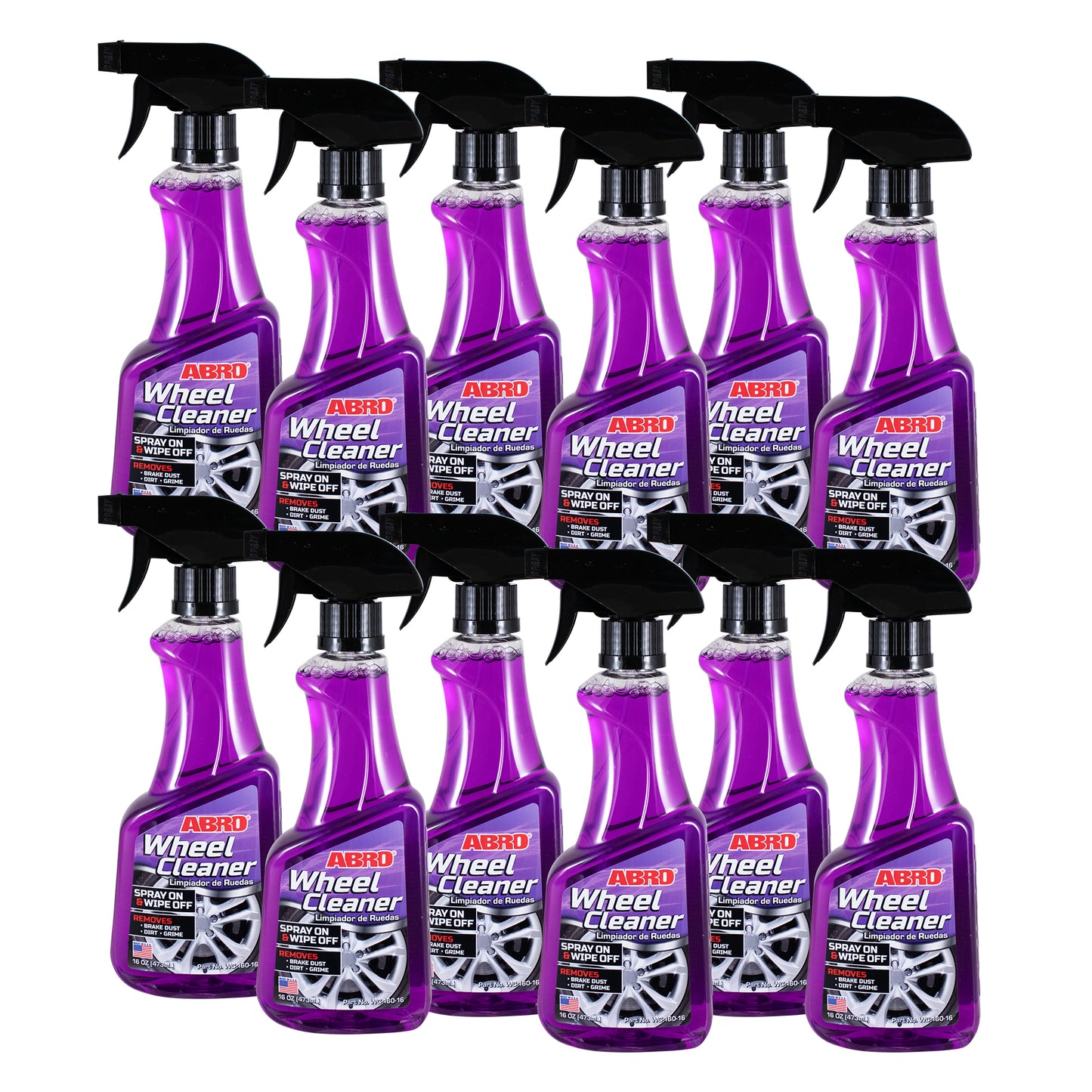 ABRO Wheel Cleaner Pack of 12